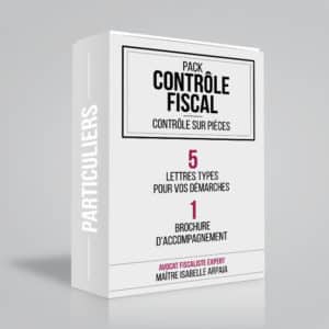 Modèles Lettres Contrôle Fiscal pour particuliers - Contrôle sur Pièces - Avocat Fiscaliste Isabelle Arpaia, ancien Inspecteur des Impôts - Paris.