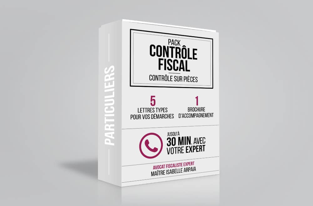 Contrôle Fiscal Modèles Lettres pour Particuliers - Contrôle sur Pièces - Avocat Fiscaliste Isabelle Arpaia, ancien Inspecteur des Impôts - Paris.
