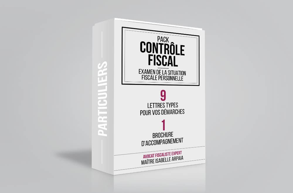 Modèle Lettre Contrôle Fiscal pour Particuliers - Examen de la situation Fiscale Personnelle - Avocat Isabelle Arpaia, ancien Inspecteur des Impôts...