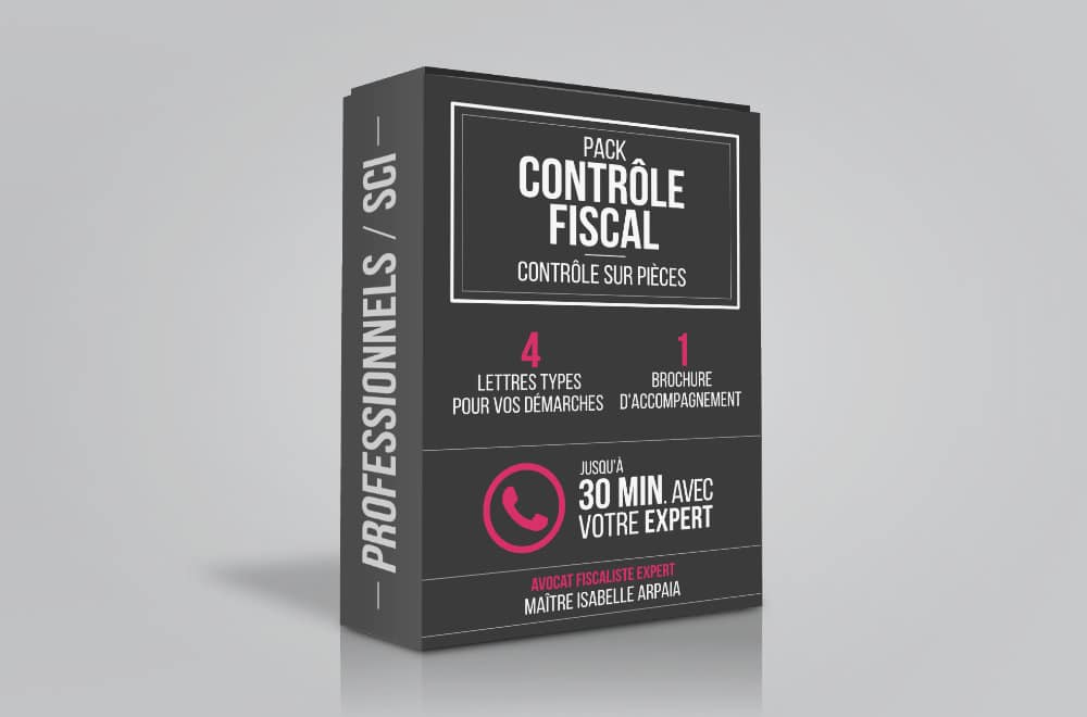 Contrôle Fiscal Modèles Lettres pour Professionnels SCI - Contrôle sur Pièces - Avocat Fiscaliste Isabelle Arpaia, ancien Inspecteur des Impôts - Paris.