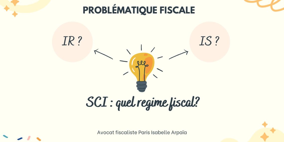 Quel régime fiscal pour une SCi?