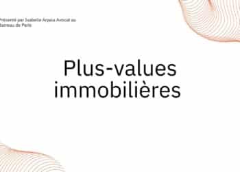 Plus-value immobilière